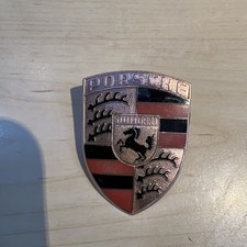 EARLY PORSCHE 911/912 FRUNK LWB ,SWB ORANGE EMBLEM