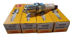 4 X GENUINE NGK BCPR6E-11 SPARK PLUGS - HONDA CRX 1.6 86-90 D16 A9