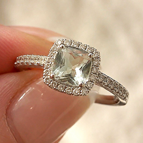 18ct white gold - 18ct, &