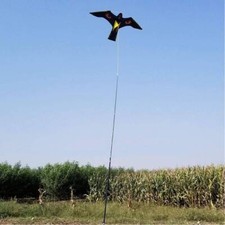 Black Flying Hawk Kite Bird Scarer For Garden Scarecrow Yard House Home Decor