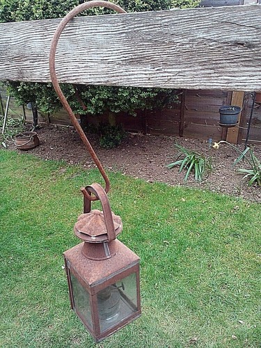 Vintage iron hook for - 15",