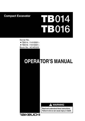 New takeuchi tb014 - takeuchi,