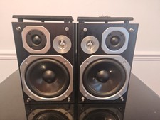 Panasonic SB-PMX5 Bookshelf Hifi Speakers 3 Way System Black 