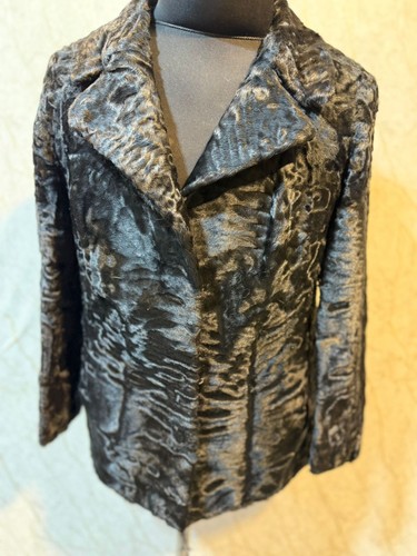 Vintage black persian - lamb, fur