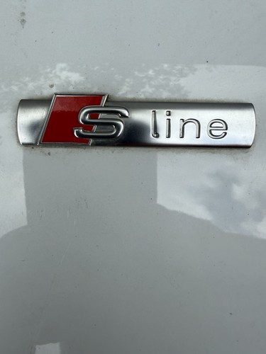 Audi line badge emblem - s,