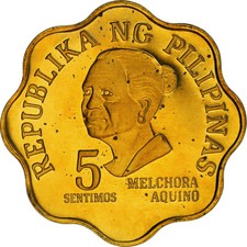 [#843043] Coin, Philippines, 5