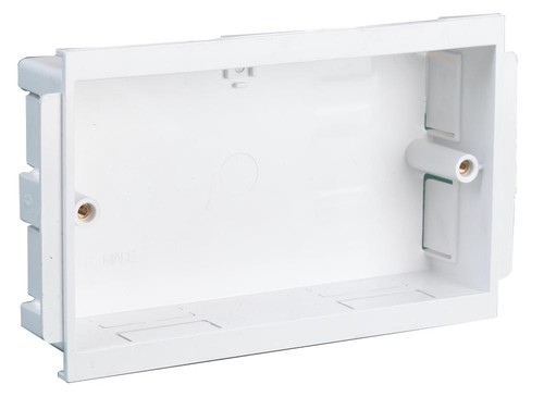 Dado outlet box two gang - two,