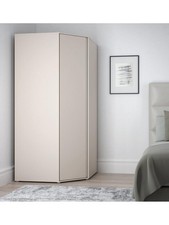 Lisson Corner Wardrobe Oatmeal