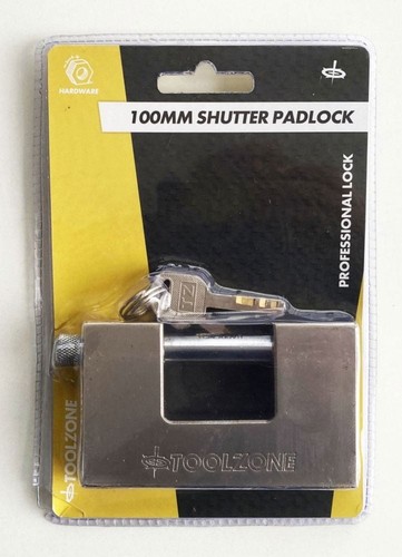 Padlock shutter 100mm - 100mm, height