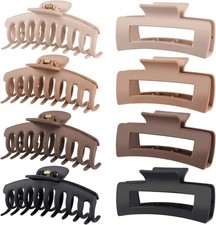 VivaSmile 8 PCS Hair Clips for Women, Large Hair Claw Clips - 4.3 Inch Matte St