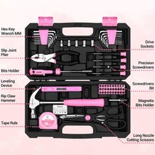 Pink Tool Kit DEKO 62pc Ladies