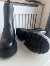H/M Ladies Black Chunky Boots