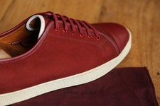 John Lobb Burgundy Suede