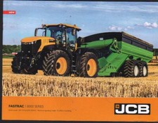 JCB FASTRAC "8000 Series" American Tractor Brochure Leaflet