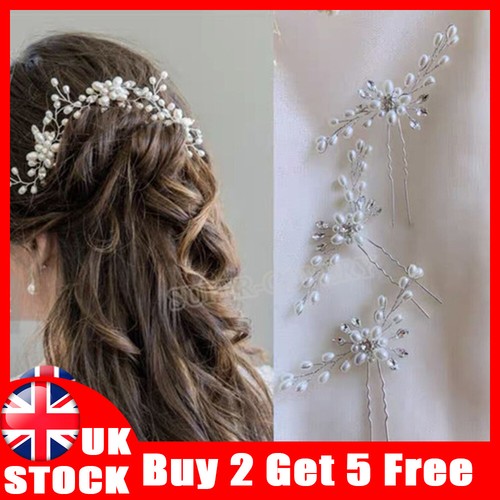 Flower wedding hair pins - flower,