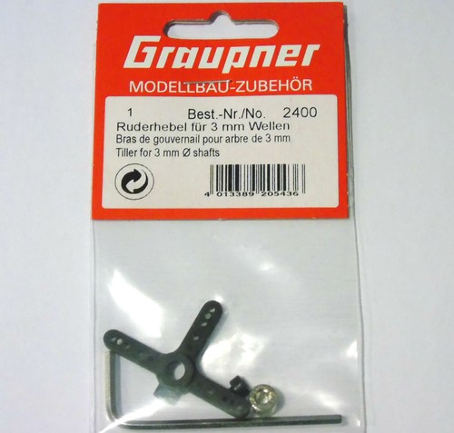 Graupner servo arm tiller horn - arm,