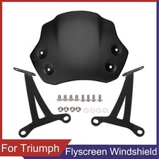 Front Windscreen Windshield For Triumph Speed 400 2023+ Fairing Flyscreen Black