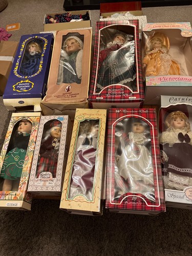 Porcelain dolls collection - dolls,