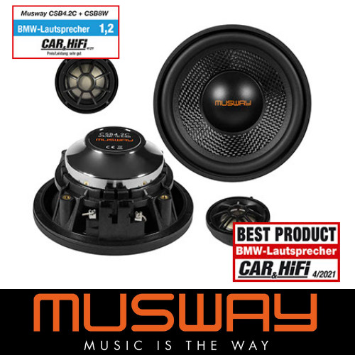 Musway bmw upgrade speaker set - upgrade,
