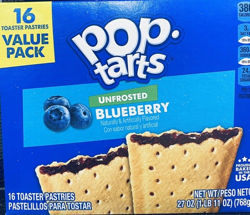 Kellogg pop tarts unfrosted - kellogg's,