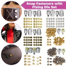 Green Machine Die with Assorted Snap Fasteners Press Studs & Magnetic Clasps Set