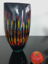 large Anita Harris art pottery ceramic vase painted by Samantha Johnson ~ 34cm