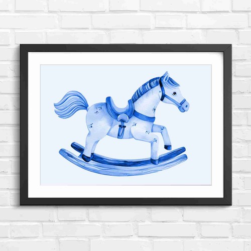 Whimsical vintage rocking - vintage,