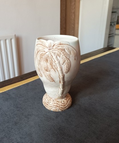 Vintage beswick palm tree vase - vintage,