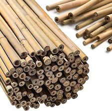 Strong Natural Bamboo Canes Poles Plant Support Durable Home Garden Stakes 2-8FT