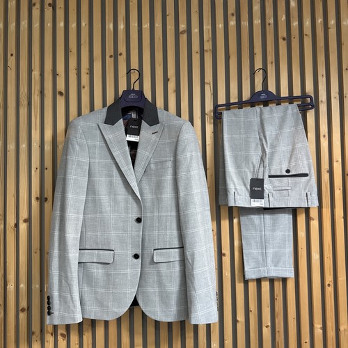 Next two pieces men grey - next,