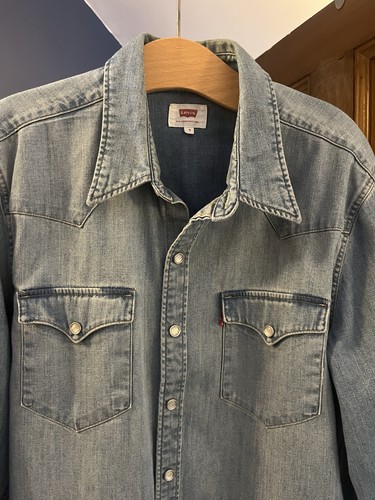 Levi men long sleeve denim - long,
