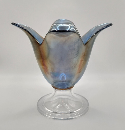 Tulip vase art glass vintage - tulip,