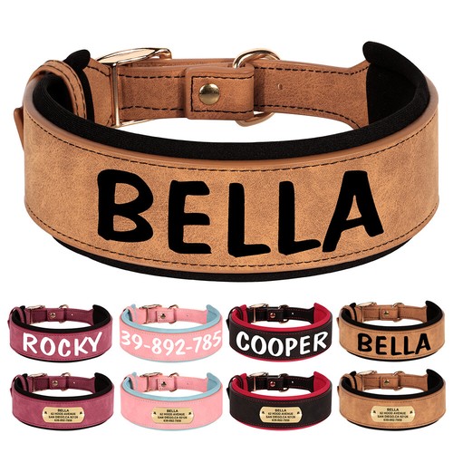 Wide leather personalised - wide,