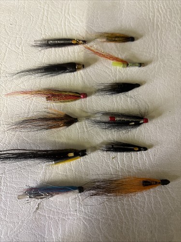 Vintage salmon tube selection - salmon,