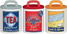 3x Retro Canister