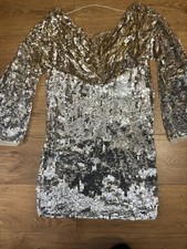 Karen Millen Gold Sequin Dress