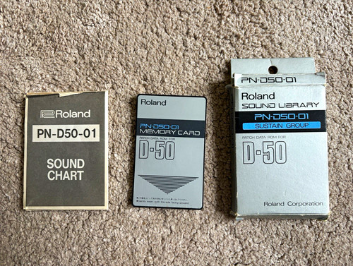Roland d50 sound library - roland, pn-d50-01