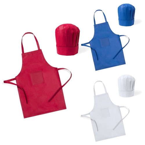 Kids chef apron hat - kids,