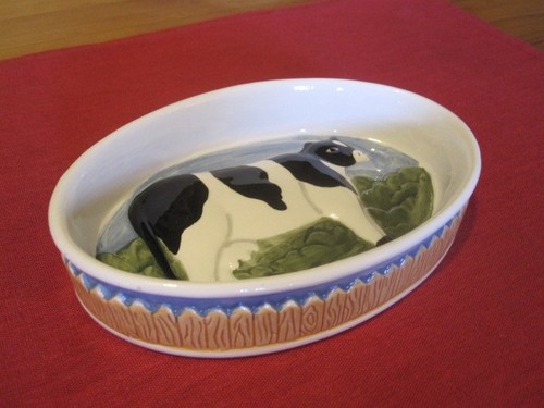 Vintage decorative cow - &,