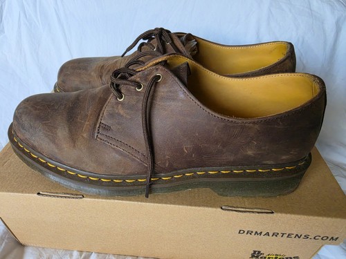 Martens 1461 brown leather - dr.,