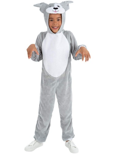 Grey dog onesie - dog,