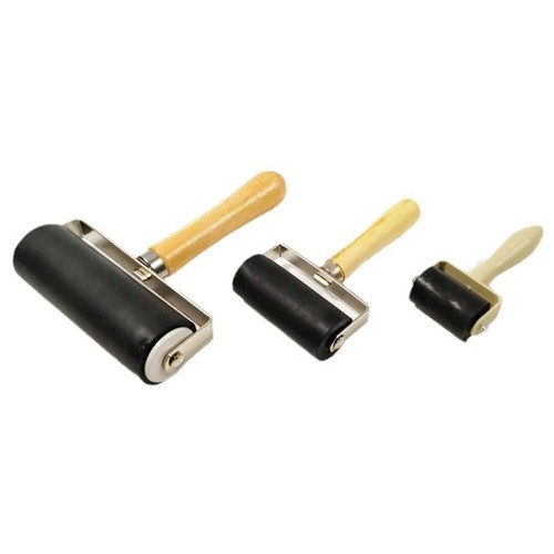 3pc hard rubber roller - hard,