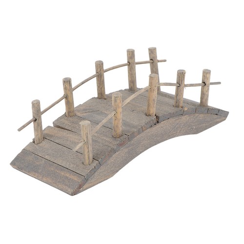 Wooden arch bridge for - wooden,
