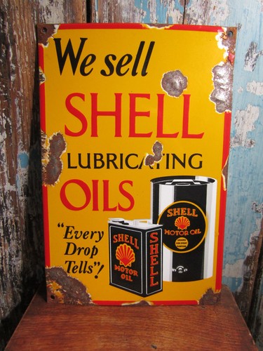 Vintage shell lubricating oils - vintage,