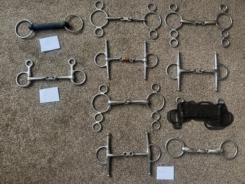 Equestrian job lot bits - equestrian,
