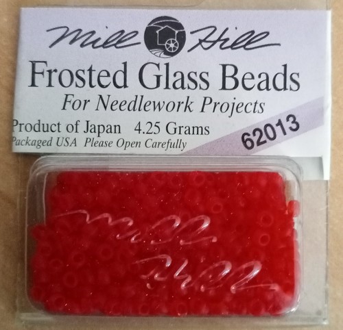 Mill hill frosted glass - frosted, beads