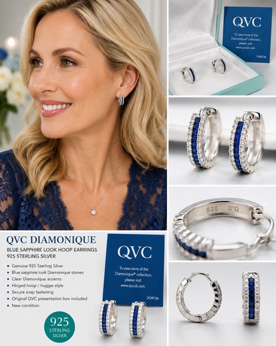 Qvc diamonique blue - blue, sapphire