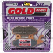 Goldfren S33 Carbon Front Left Brake Pads For Moto-Roma 125 Road Runner 2005