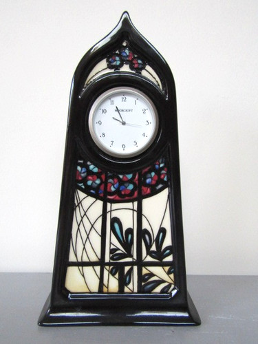 Moorcroft clock nicola - clock, (nicola