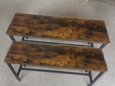 Industrial Dining Bench Set